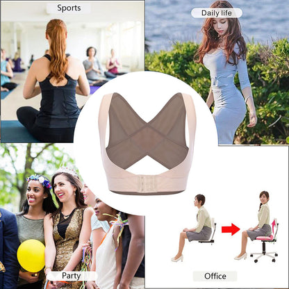 JOYSHAPER Chest Brace Up for Women Posture Corrector Shapewear Vest Tops Bra Support Shaper