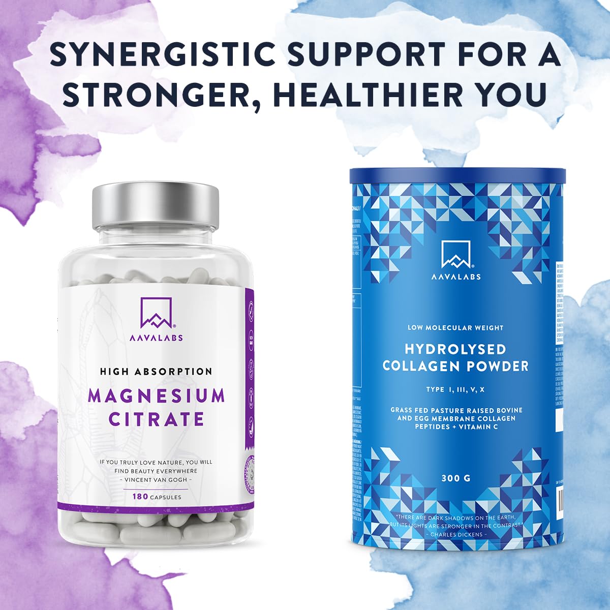 Aavalabs Magnesium Supplements for Women and Men - 2400mg per Daily Dose - (360mg Elemental) - 180 Magnesium Citrate Capsules - 3 Capsules Per Day - Vegan