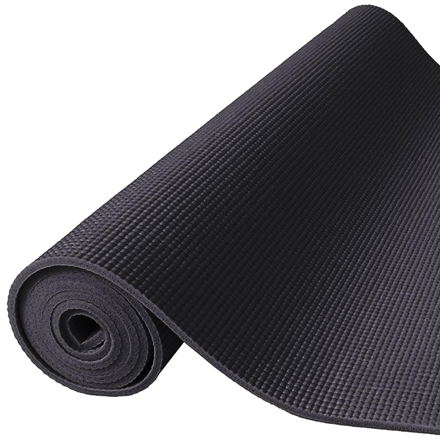 BalanceFrom GoYoga All Purpose High Density Non-Slip Exercise Yoga Mat with Carrying Strap, 1/4"