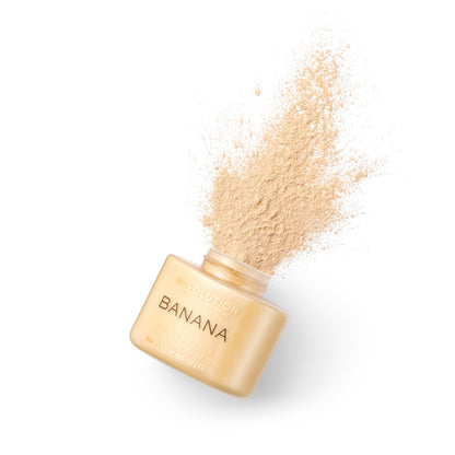 Revolution Beauty London, Loose Baking Powder, Prolongs Makeup Wear, Setting Banana, For Medium Skin tones, 32g