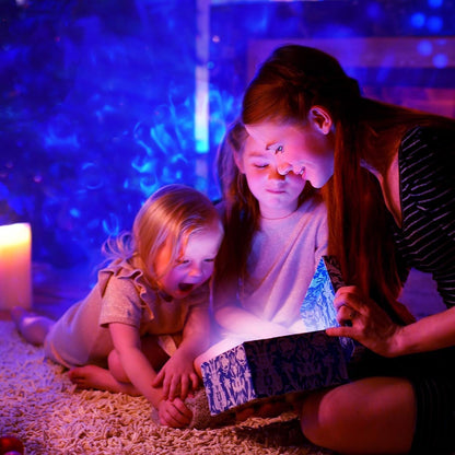 Galaxy Projector 3 in 1 Star Lights Projector with Nebula Moon Ocean, Kids Adults 3D Starlight with Smart Control Timer Voice Control, Compatible Alexa Google Assistant,for Bedroom Gifts