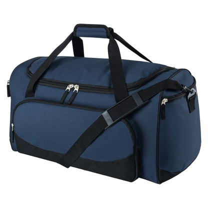 Gym Bag for Men - 55L Black Durable Large Duffle Bag for Travel, Workout, Fitness & Sport