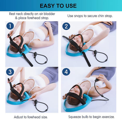 ECOGUN Posture Neck Exercising Cervical Spine Hydrator Pump - Relief for Stiffness, Restores Neck Curve