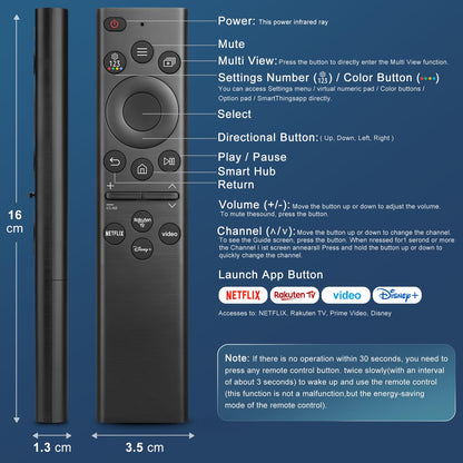 for Samsung TV Remote Replacement,Universal for Samsung Smart TV Remote Controls with Shortcut Buttons