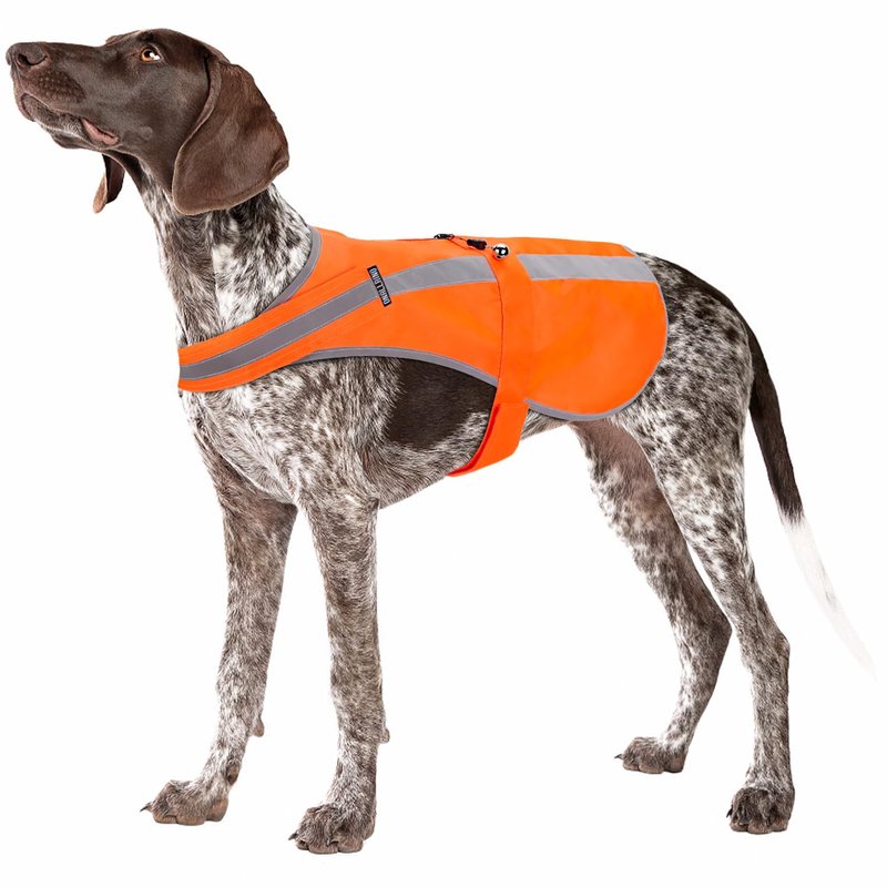 Reflective Dog Vest for Medium Large Breeds, High Visibility Dog Safety Vest with Removable Bell Keep Safe from Hunting, Training & Cars Accidents