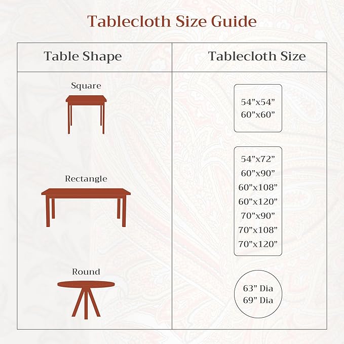Maison d' Hermine Table Cloth Rectangle Table 100% Cotton 60 x 90 Inches Fall Tablecloth Reusable Everyday Use for Thanksgiving Christmas Decorations Dining Farmhouse Party (Reveillon Au Jardin)