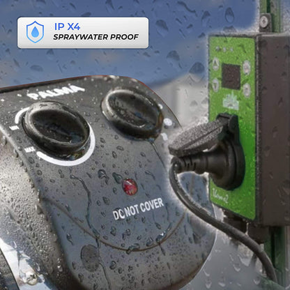 Bio Green PAL 2.0/USDT Palma Greenhouse Heater incl. Digital Thermosta, 11 x 8 x 12.5" / 280 x 195 x 315 mm