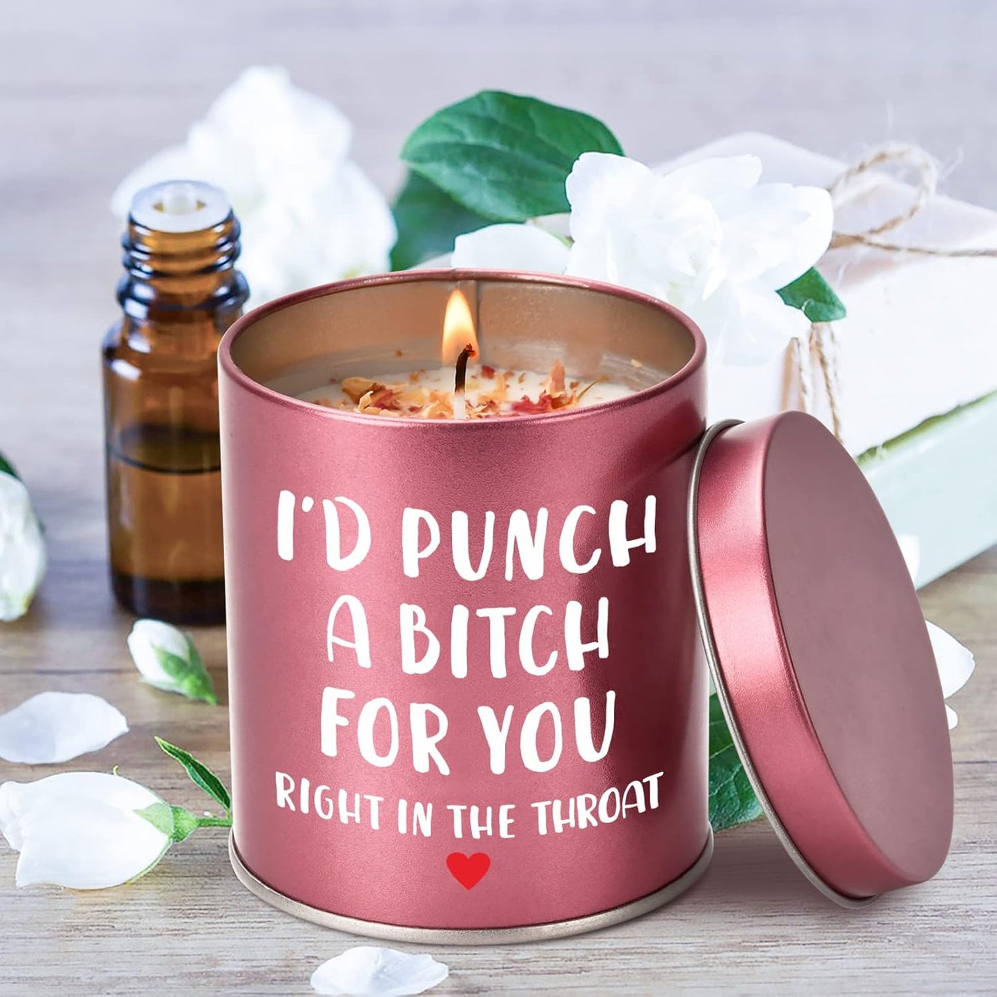 Valentines Day Gifts for Her Scented Candle: Birthday Gifts for Women Mom Girlfriend Wife Sister Galentines Mothers Day Christmas Stocking Stuffers White Elephant Anniversary Friendship Funny Gift