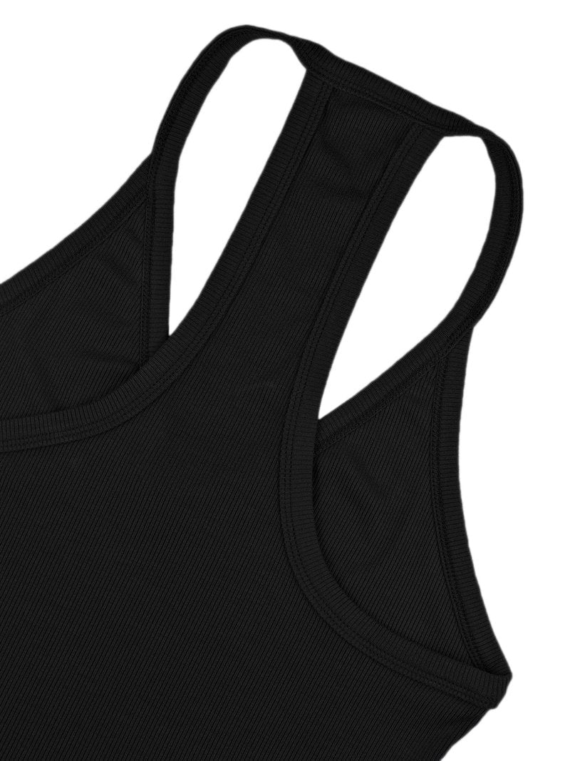 iGENJUN Women Workout Tops for Women Racerback Tank Tops 2026 Yoga Gym Ribbed Sleeveless Shirts Clothes,S,Black