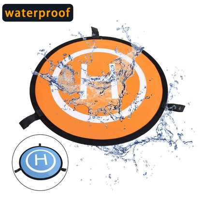 CYH Drone Landing Pad, Universal Waterproof Portable Foldable Landing Pads for RC Drones Helicopter, PVB Drones, DJI Mavic Pro, Antel Robotic, 3DR Solo, DJI Inspire, Antel Robotic X-star (55cm/22''