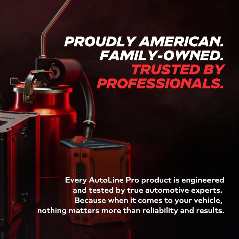 AutoLine Pro Automotive Best Ranked Clean & High-Density Smoke Fluid Solution for Smoke Machines (EVAP, Vacuum, and More) [Not for Ventus]