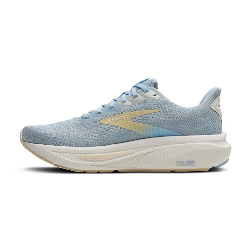 Brooks Women’s Ghost 17 Neutral Running Shoe - Skyway/Coconut/Sand - 11.5 Medium