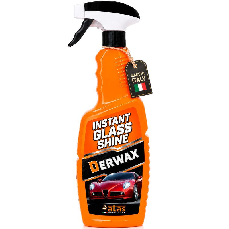 Spray Wax for Cars – Instant Mirror Shine & Streak-Free Finish – Premium Italian Formula, Easy Wipe-On Car Wax Spray for Deep Gloss, Slick Surface & Protection on Paint, Plastic & Trim – 25 Oz