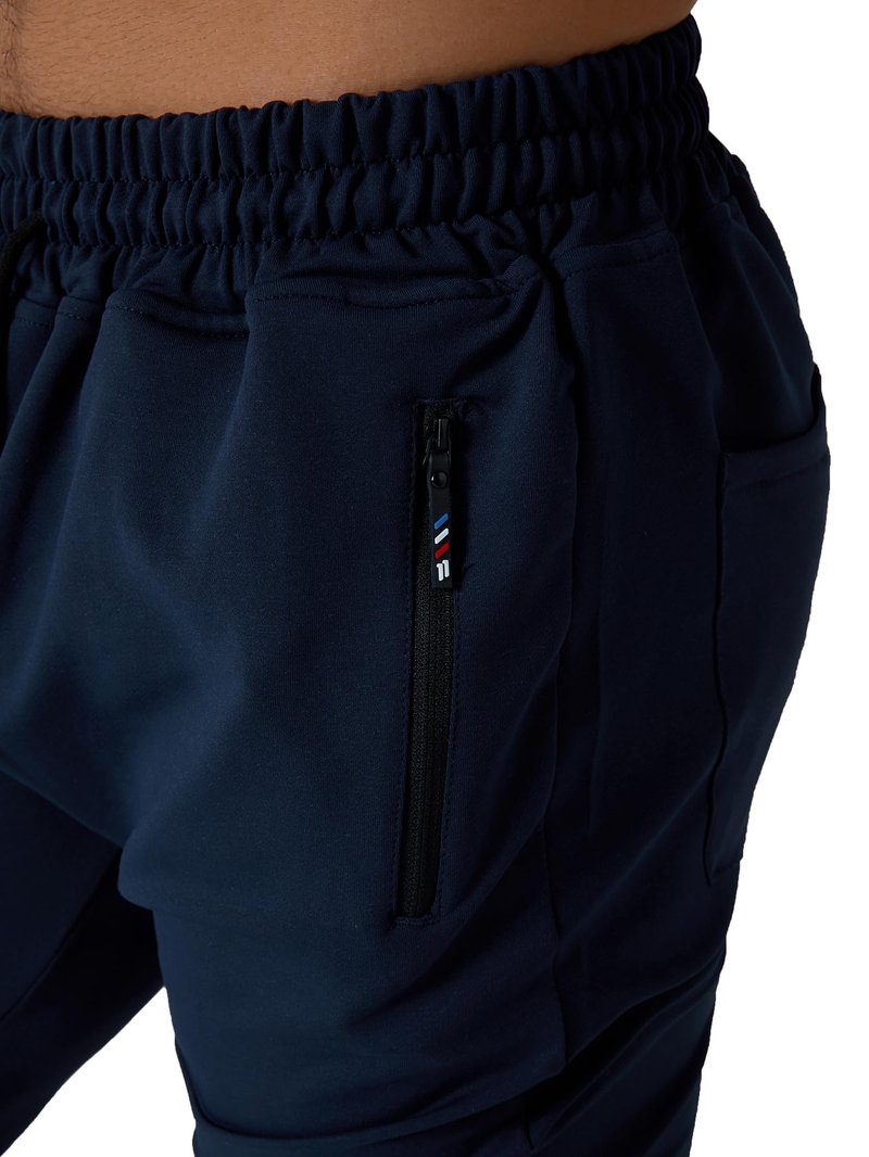 Punwet Mens Jogging Casual Pants Joggers Sweatpants Active Athletic Workout for Men Navy L