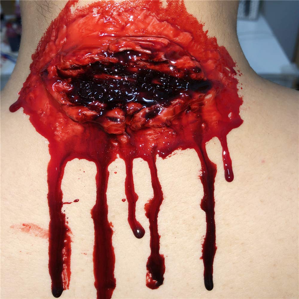 Halloween tattoo stickers, wound, simulated tattoo, scar stickers, knife simulation, waterproof tattoo stickers 24pcs (HL121-141 Message note model（total of 24 pcs）)