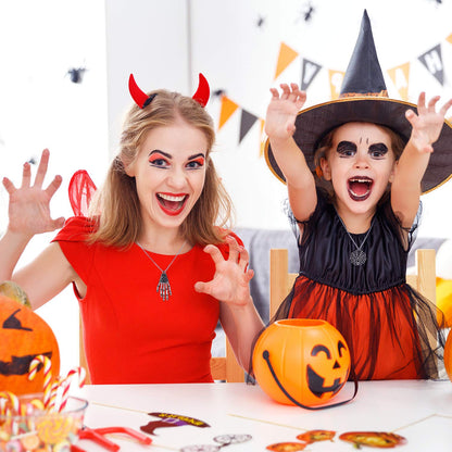 Hicarer 80 Pieces Antique Silver Pendants Charms Pendants Halloween Jewelry Making Accessory for DIY Necklace Bracelet(Skull)