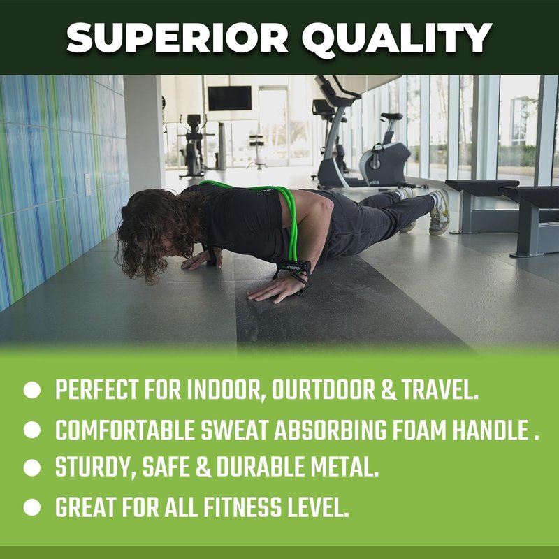 Gorilla Bow Resistance Bands - Heavy-Duty Quick-Lock Exercise Bands for Full-Body Strength Training | Non-Slip Grip, Home Workout Set