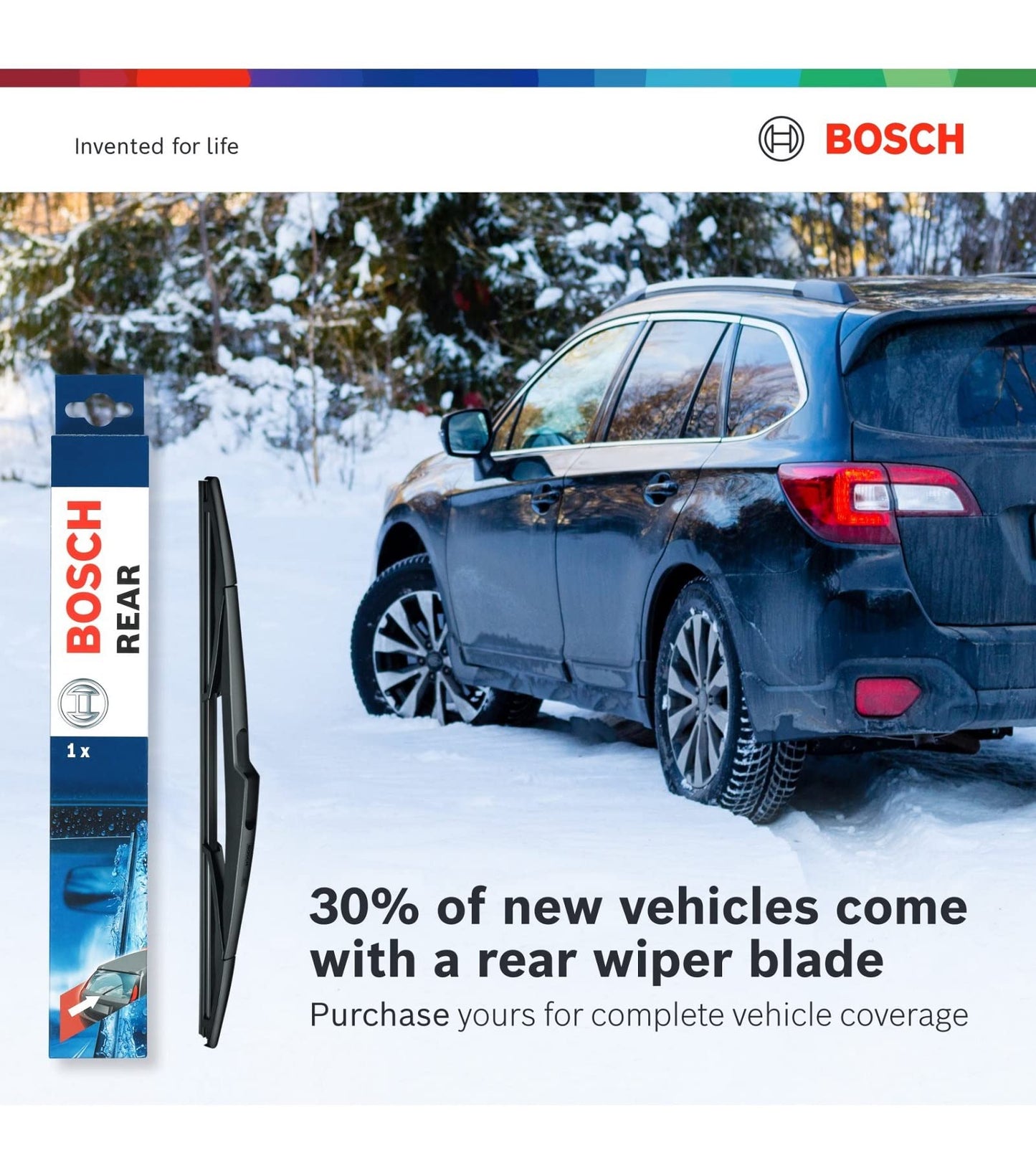 BOSCH 26A16A ICON Beam Wiper Blades - Driver and Passenger Side - Set of 2 Blades (26A & 16A)
