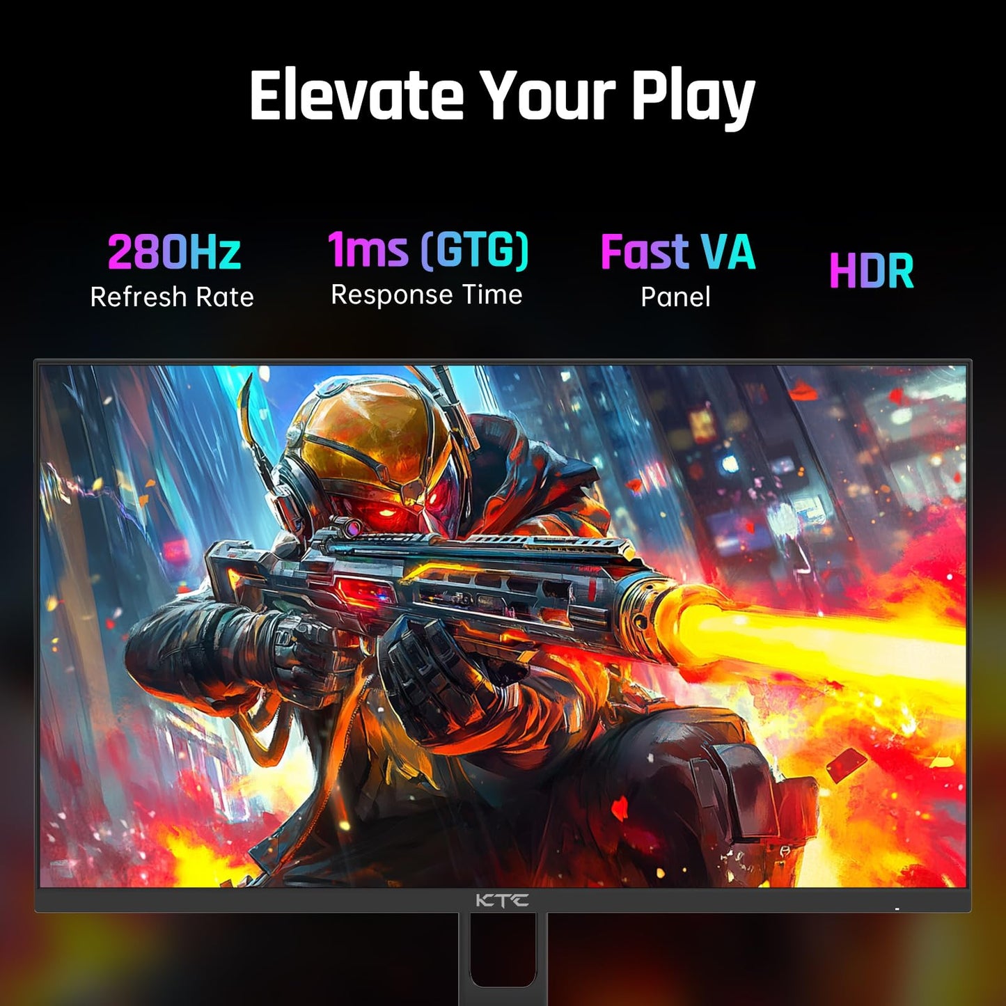 KTC MegPad 32" Smart Portable TV, 4K Touch Screen Portable TV Monitor, Android 13 Google EDLA Certified 8G RAM+128G Storage, Octa-core CPU 9500mAh Battery, Dual 6W Speakers WiFi 6