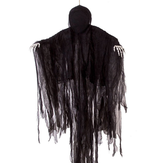 JOYIN 63” Halloween Decorations Outdoor Grim Reaper,Dark Faceless Hanging Ghost Decor in Black Horror Robe for Halloween Yard Tree Graveyard Hanging Decorations Haunted House Outside Decor