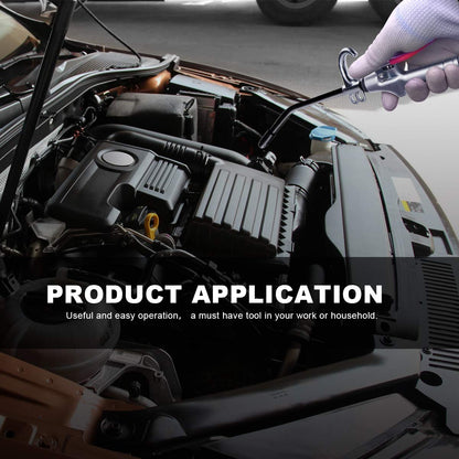 High Volume Air Blow Gun Alluminum Rubber Guard Air Flow Nozzle,Industrial Household Air Blower Gun,Pneumatic Air Compressor Accessories Dust Cleaning Tool