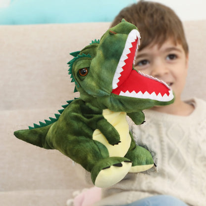 Hand Puppets Dinosaur Puppets for Kids, Dinosaur Toys for Boys Girls, Plush Dinosaur Stuffed Animal Story Toys Gifts for 3-6 Year Old Boy (T-Rex)