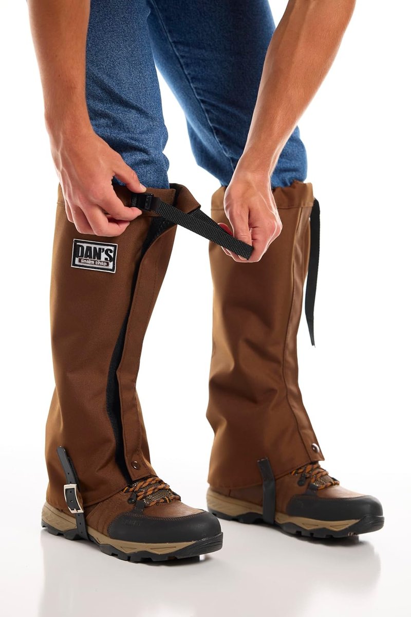 High-Performance Snake Protector Gaiters | Waterproof, Briarproof Nylon for Rugged Hiking & Outdoors - Adjustable Fit for All Shoes & Boots