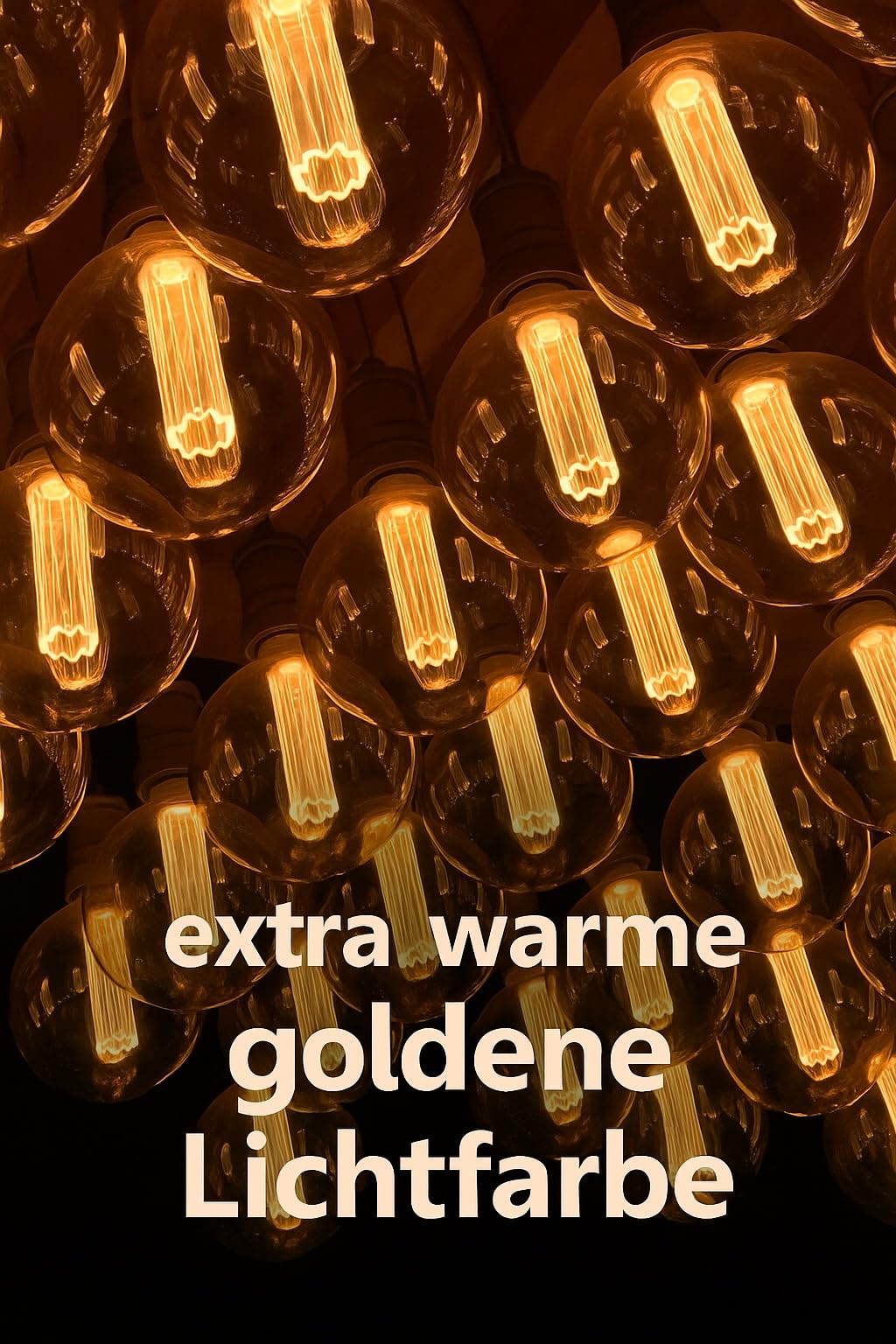 greenandco Vintage Design LED Bulb for Mood Lighting | E27 T45 | Amber | 4W 200lm | 1800K Extra Warm White | 320° | 230V | Flicker-Free | Non-dimmable | Edison Bulb
