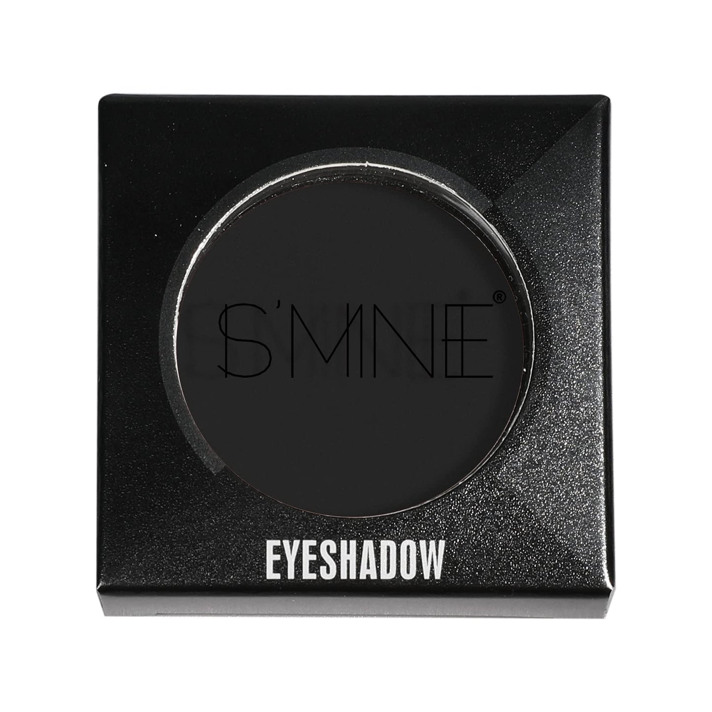 ISMINE Single Black Matte Eyeshadow Powder Palette High Pigment, Longwear, Intense Color Best Black Eyeshadow