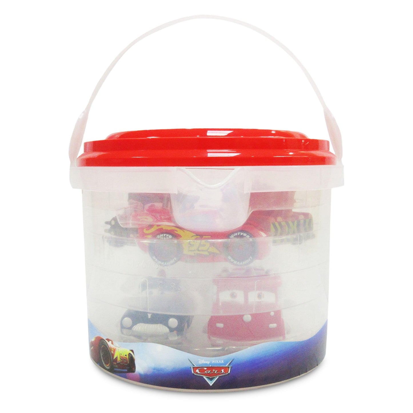 Disney Store Official Disney Pixar Cars Bath Toy Set, 5 Pc., Baby Playset Includes Lightning McQueen, Mater, Red, Sheriff and Sarge Figures - Bath or Paddling Pool Toy, Suitable for 6 months+