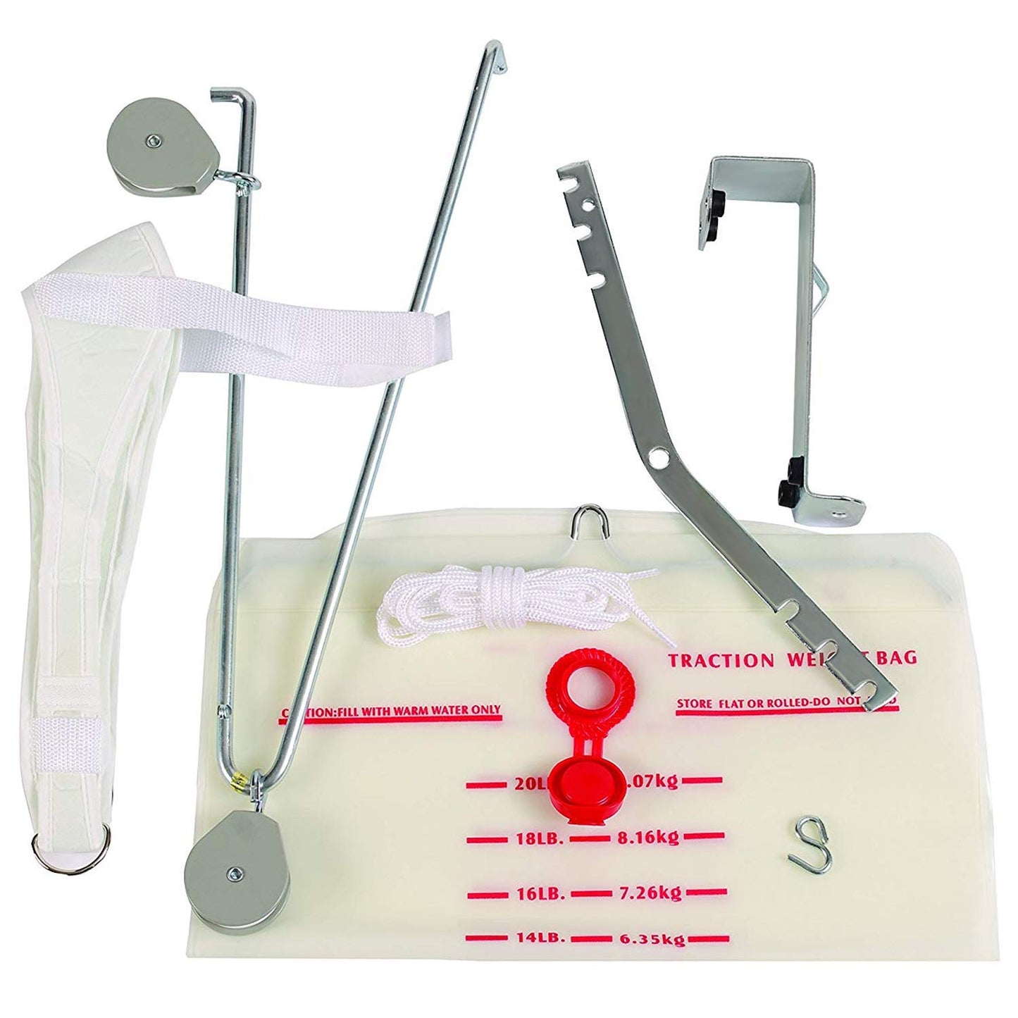 DMI Over the Door Posture Corrector and Cervical Neck Traction Device for Physical Therapy, FSA HSA Eligible Neck Stretcher, Back Stretcher, Neck Pain, Migraine Relief, Back Pain or Arthritis