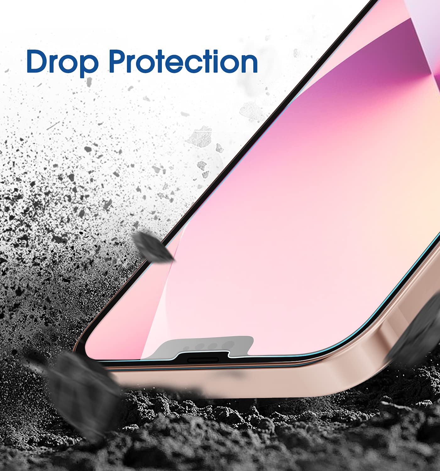 amFilm Auto-Alignment OneTouch for iPhone 16 [6.1''] Screen Protector + Camera Lens Protector, Tempered Glass, 30 seconds Installation, Bubble Free, Case Friendly, Anti-Scratch [2+2 Pack]