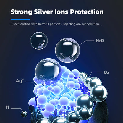 AROEVE MK01 & MK06 Air Filter Replacement 4-in-1 Air Filter for Smoke Pollen Dander Hair Smell Suitable- Standard Version