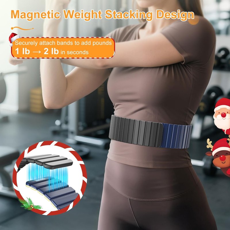 Wrist Weights & Ankle Weights for Women - 2 Pack (1.1LB Each) | Adjustable, Waterproof Silicone for Jogging & Yoga