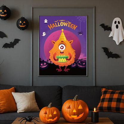 Haunt Couture "Pin the Eye Monster Game - A Fun Halloween Tradition for Family & Classroom Parties