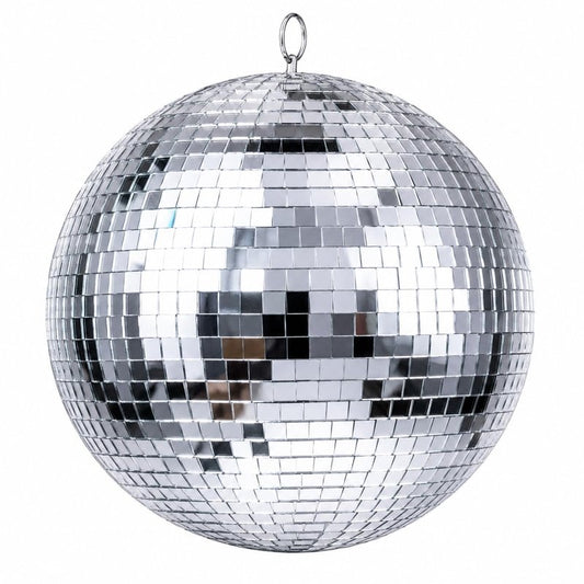 Alytimes Mirror Disco Ball - 8-Inch Cool and Fun Silver Hanging Party Disco Ball –Big Party Decorations, Party Design