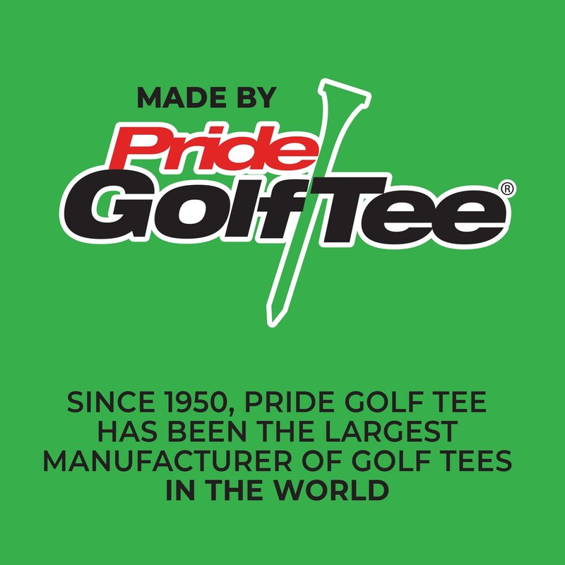 Pride Golf Tee Men Women 400 Count Tees, Natural, 400 Count US