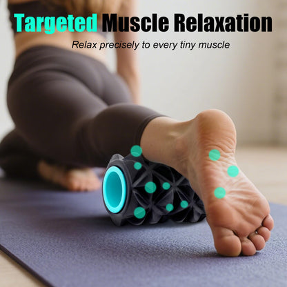 3 Pack Back Roller- Yoga Wheel for Back Pain Reliefn & Stretching, Back Wheel for Deep Tissue Massage, Foam Roller for Physical Therapy & Exercise