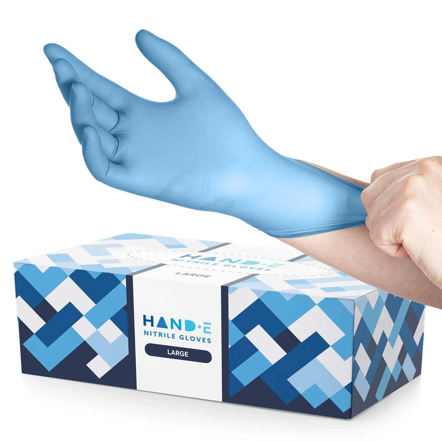 Disposable Nitrile Gloves Large Pack of 200 Latex Free Medical Examination Gloves Food Grade Kitchen Gloves Powder Free