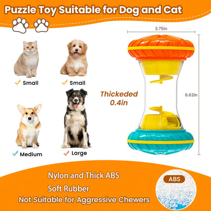 MateeyLife Interactive Dog Toys for Boredom, Dog Puzzle Toys for Mental Stimulation, Treat Dispenser Slow Feeder Enrichment Toy