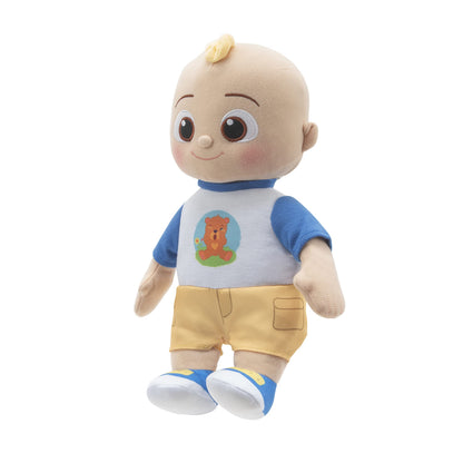 CoComelon Official Boo Boo JJ Feature Plush - Boo Boo Areas Light Up (Head, Elbow, Knee, Foot) - Help Heal JJ’s Boo Boo’s with Bandages