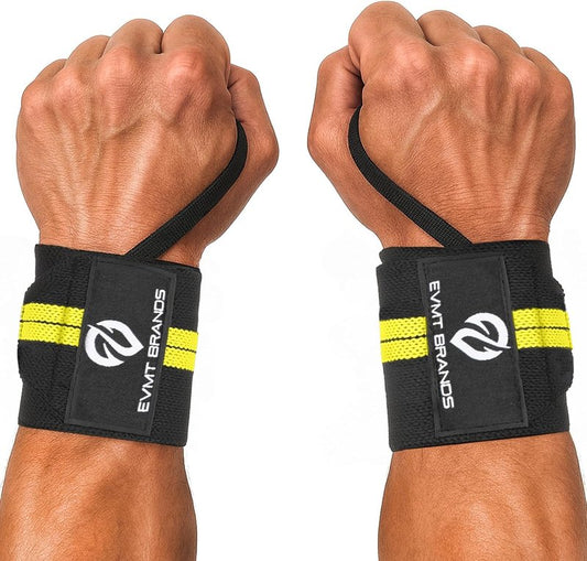 Premium Wrist Wraps for Weightlifting - Durable Lifting Straps for Enhanced Support | Ideal for Strength Training & Gym Workouts