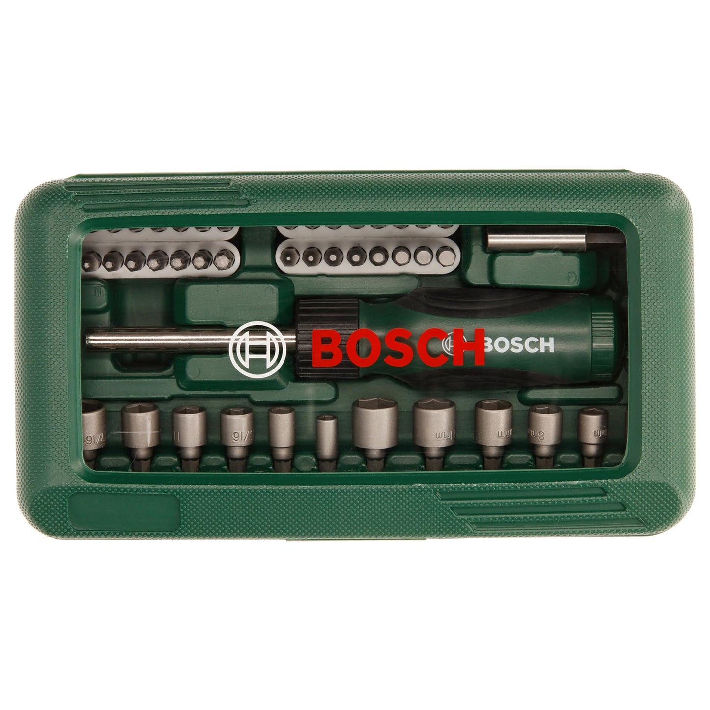 Bosch 46pc. Screwdriver Bit and Nutsetter Set (PH-, PZ-, Hex-, T-, S-Bit, Accessories Drill and Screwdriver)