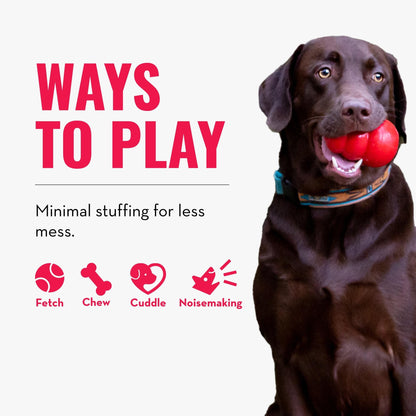 KONG - Scrunch Knots Raccoon - Internal Knotted Ropes and Minimal Stuffing for Less Mess - For Small/Medium Dogs
