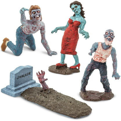 Safari Ltd. Zombies Super Toob - Miniature Zombie Figures for Halloween Display and Imaginative Play - Toy Figures for Boys, Girls & Kids Ages 3+
