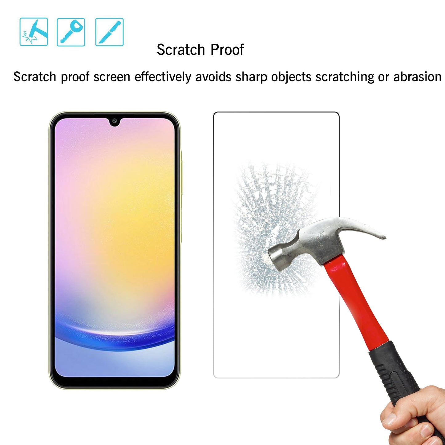 Ailun Screen Protector for Galaxy S22+/S22 Plus 5G 6.6 Inch Display 3Pack + 3Pack Camera Lens Tempered Glass Fingerprint Unlock 0.25mm Clear Anti-Scratch Case Friendly [Not For S22 Ultra]