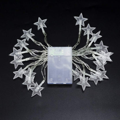 Star String Lights Battery Operated 40 LED 19.6FT Twinkle Little Star Lights Indoor Starry Fairy Lights Warm White for Patio Wedding Bedroom Christmas Home Decoration