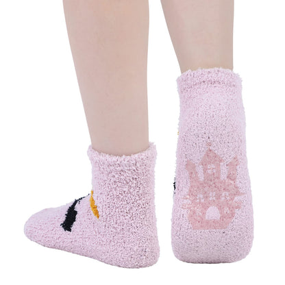 Century Star Halloween Socks Womens Fuzzy Socks Soft Fluffy Socks Winter Socks Sports Outdoor Sock Athletic Socks for Christmas 4 Pairs Halloween Pattern One Size