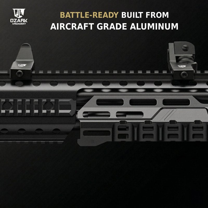 OZARK ARMAMENT 45 Degree Offset Iron Sights - Canted Iron Sights - 45 Degree Sights Works for Right & Left Hand Offset Iron Sights 45 Degree Backup Sights - 45 Degree Offset Sights - Fixed Iron Sights