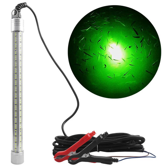 AGOOL Underwater Green Fishing Light Super Bright 80W 40000 Lumens 12V LED Deep Drop Night Fishing Light Submersible Fishing Bait Finder Shrimping Lights for Snook Crappie Shrimp Squid Fish